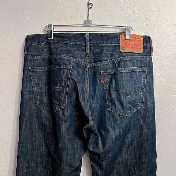 LEVI LEVIS 560 Loose Straight Fit Dark Wash Denim Jeans 32 - Picture 5 of 7